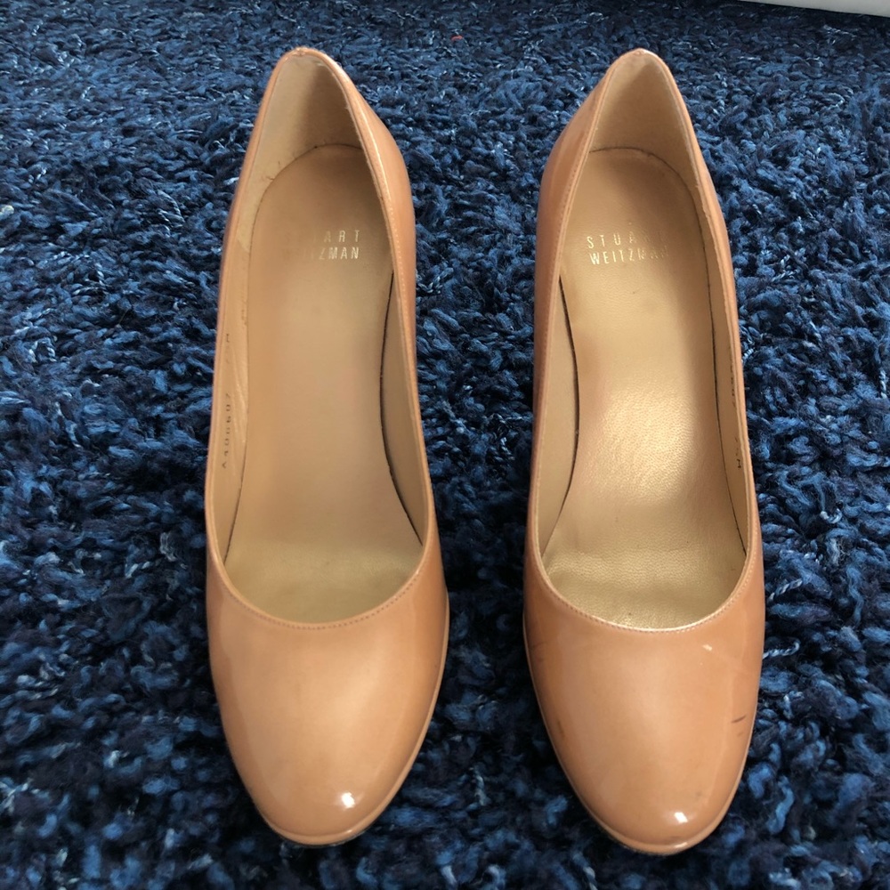 Stuart Weitzman tan heels